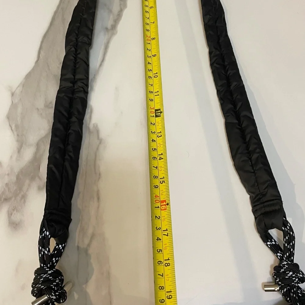 Mercer & Madison Black Crossbody with Pink Lining - Picture 9 of 9